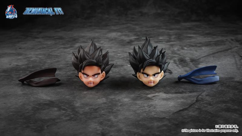 Demoniacal Fit DB Scarlet Red Martial Artist Custom Headsculpt Set