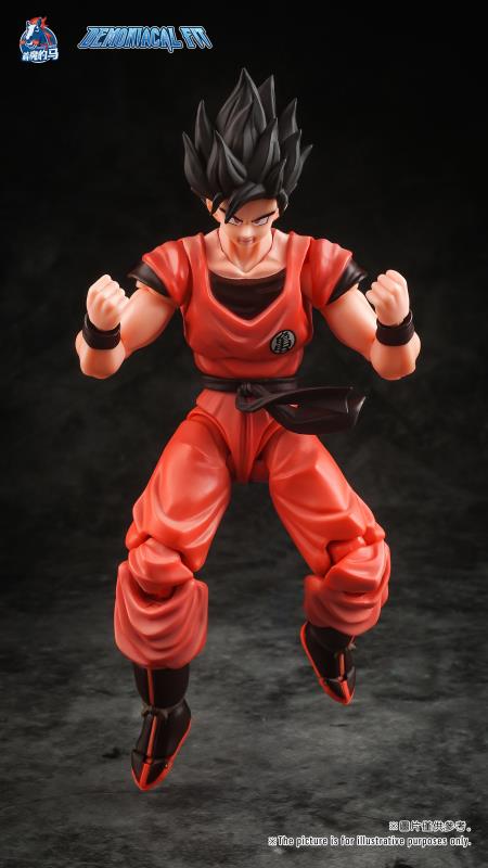 Demoniacal Fit DB Scarlet Red Martial Artist Custom Headsculpt Set