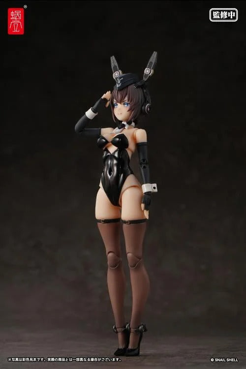 Snail Shell is proud to present a new 1/12 scale figure that will add some firepower to your collection: say hello to RA-03 Panzer Bunny Anneliese! This figure comes with two types of interchangeable face parts (smiling, open mouth), fully movable eyeball gimmick, and the included "Mini Tool NEO for Changing Eyes" allows you to change the gaze.