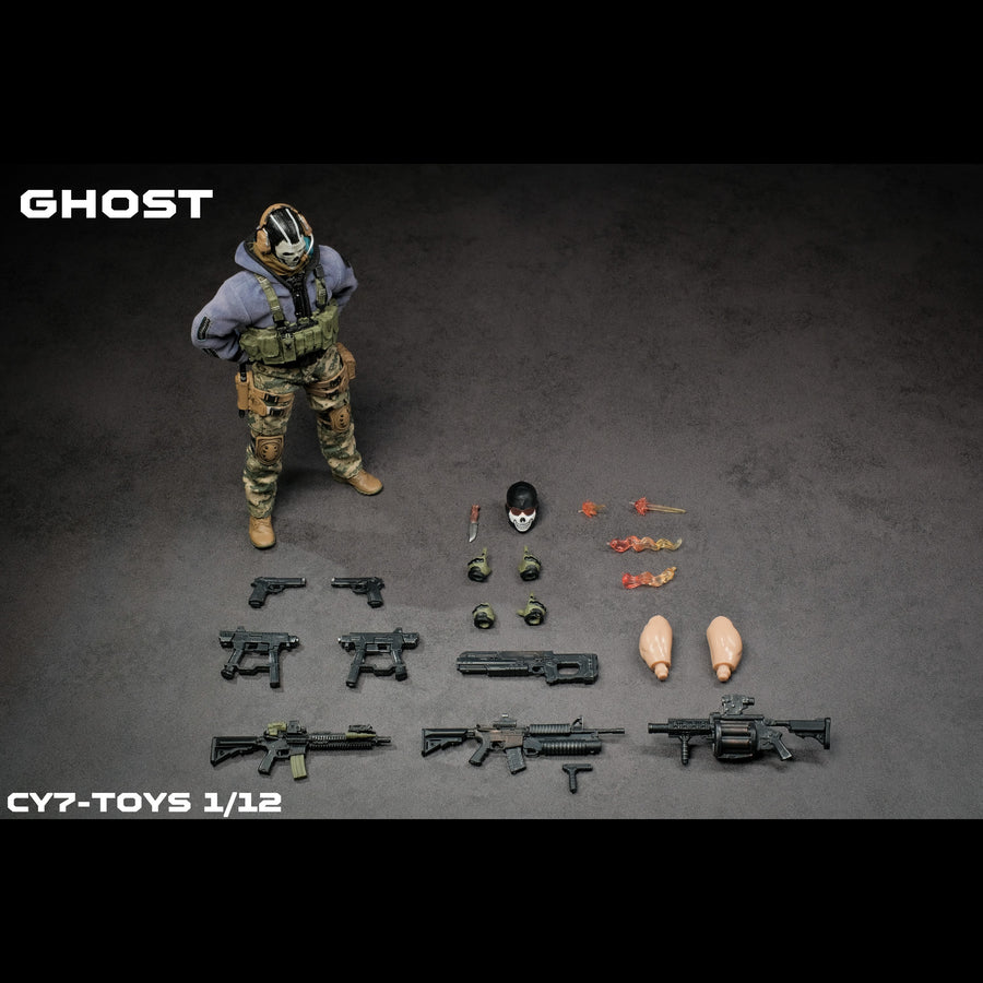 (Pre-order) CY7 Toys 1/12 Ghost Soldier Figure