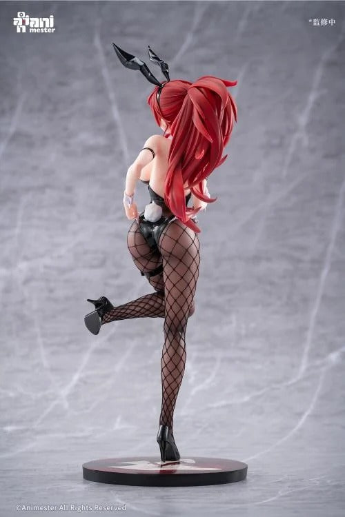 The Comic Convention day has arrived and Aki is ready to sign comics for her fans. AniMester presents an highly detailed 1/6 scale figure based on an original character illustration by Maenoo. Dressed in a cute and playful bunny girl costume, Aki is ready to meet her adoring fans. In her right hand she holds her comic as she strikes a pose.