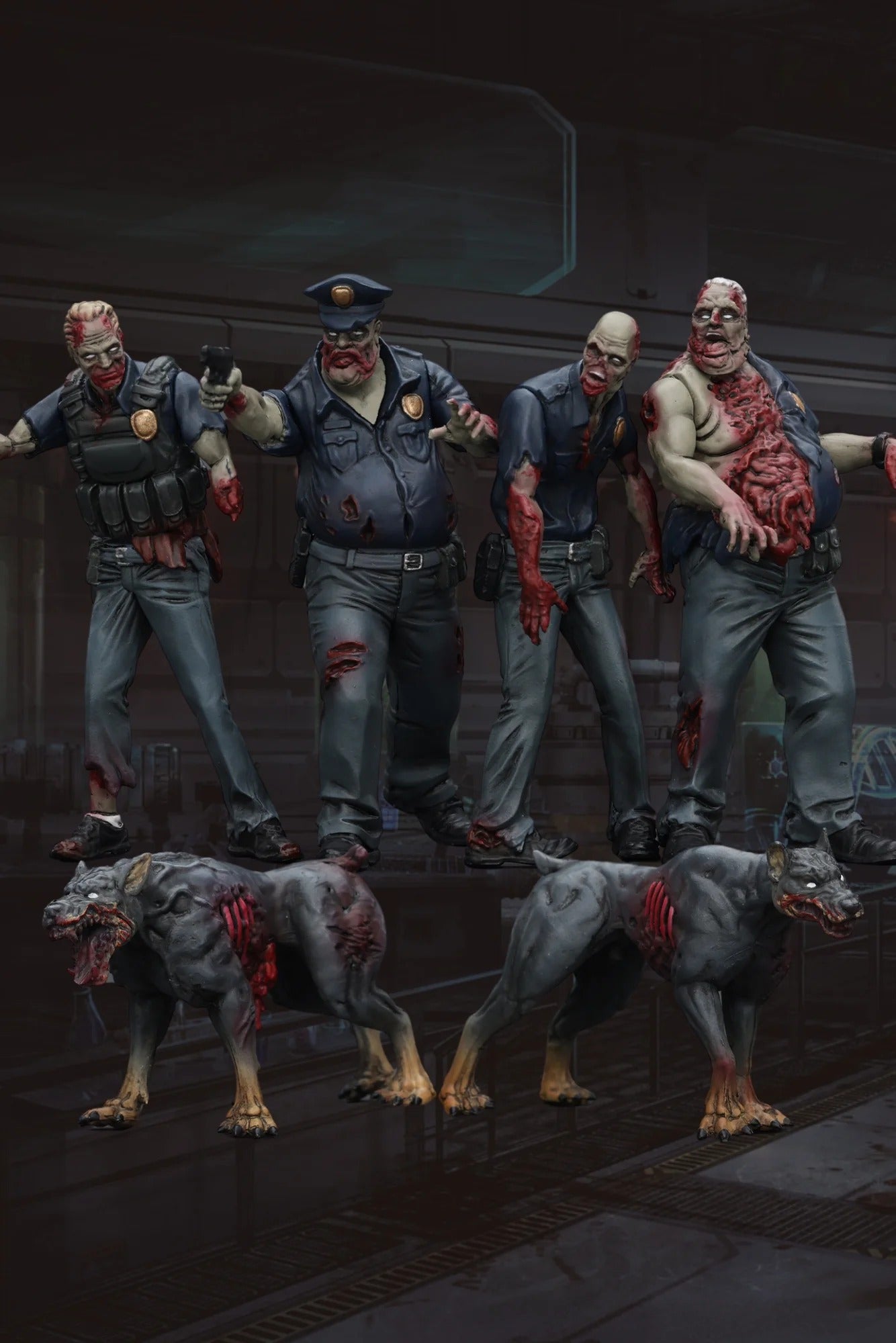 (Pre-order) Joy Toy Dark Source Zombie Collection 1/25 Scale whole set