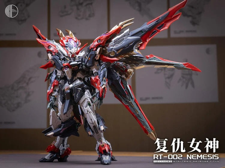 In ERA+ is proud to introduce a new model kit that will upgrade your mecha collection with some serious firepower: the Nemesis Advanced Strategic Revenge Titan! Featuring a wide range of accessories and weapons, this is one mecha you won't want to miss out on! Order yours today and get ready to battle!
