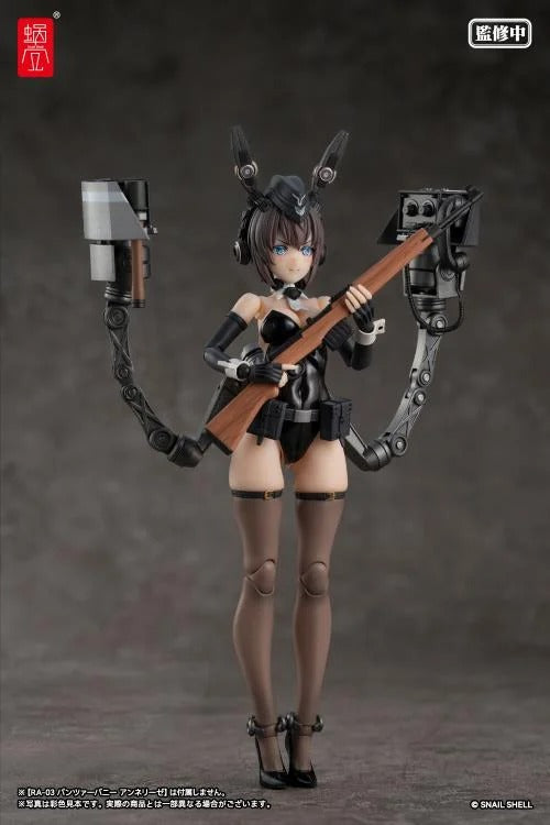Expand your figure collection with the RA-03 Panzer Bunny Anneliese 1/12 scale accessory set by Snail Shell! This set includes interchangeable weapon accessories and is a great way to customize your figure! Order yours now and upgrade your firepower!