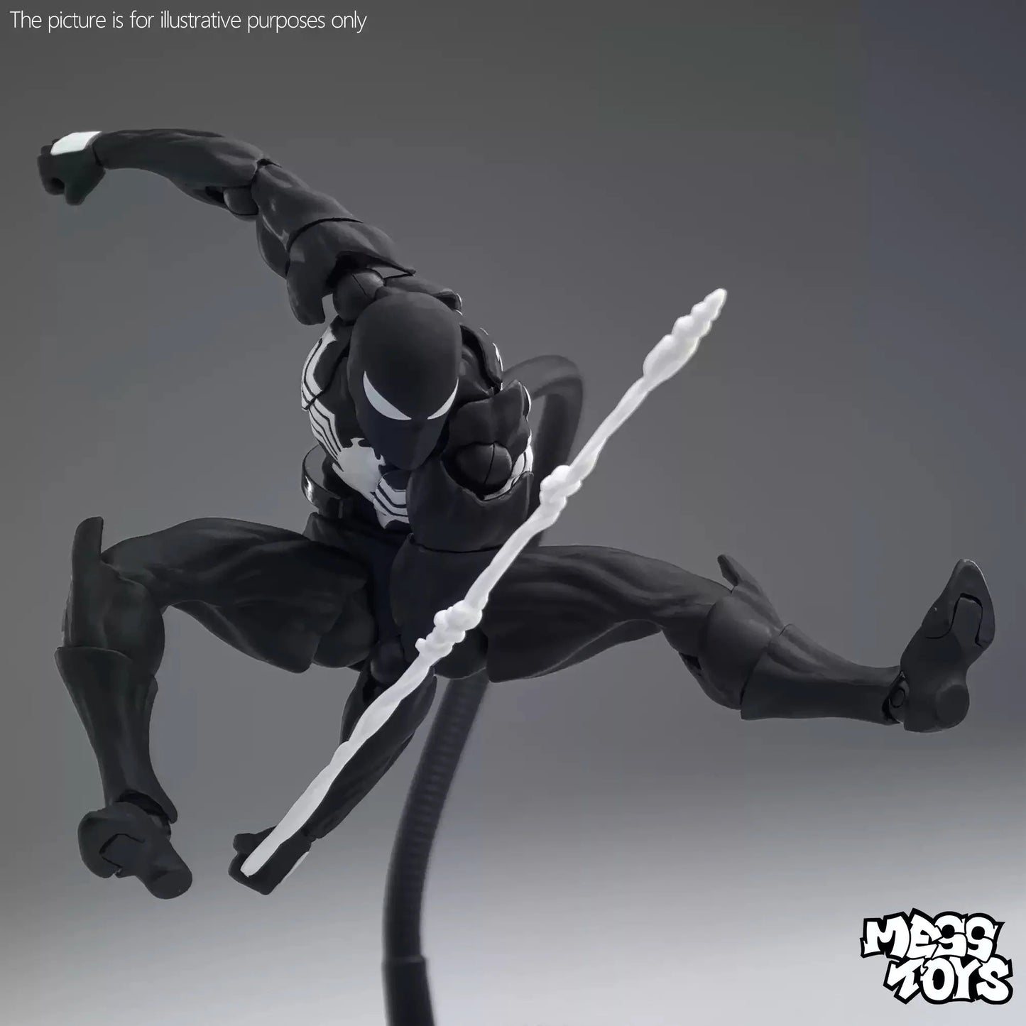 Mess Toys Symbiote Black Suit Neighbour Figure
