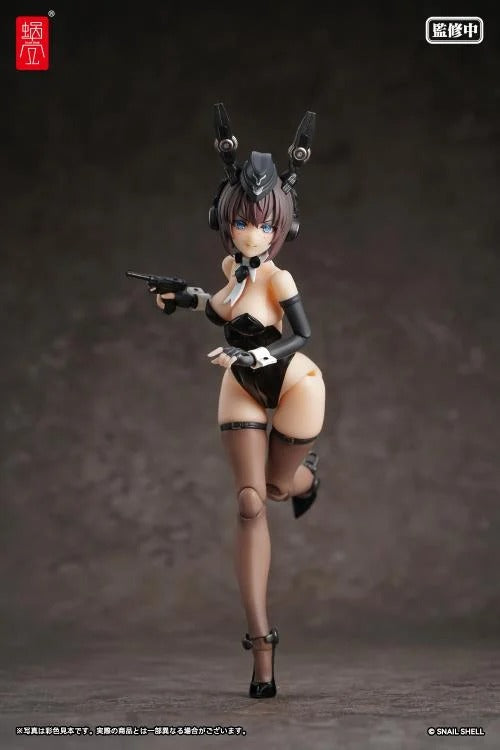 Snail Shell is proud to present a new 1/12 scale figure that will add some firepower to your collection: say hello to RA-03 Panzer Bunny Anneliese! This figure comes with two types of interchangeable face parts (smiling, open mouth), fully movable eyeball gimmick, and the included "Mini Tool NEO for Changing Eyes" allows you to change the gaze.