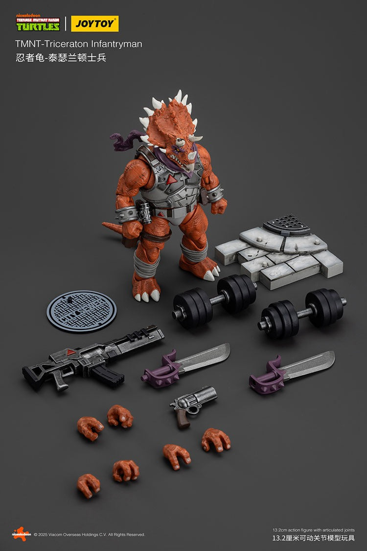 (Pre-order) Joy Toy TMNT Triceraton Infantryman 1/18 Figure