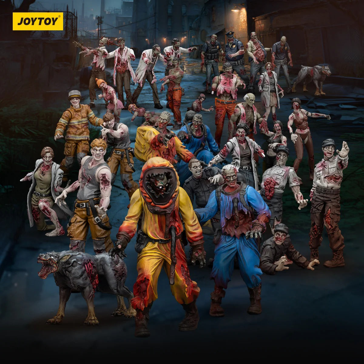 (Pre-order) Joy Toy Dark Source Zombie Collection 1/25 Scale whole set