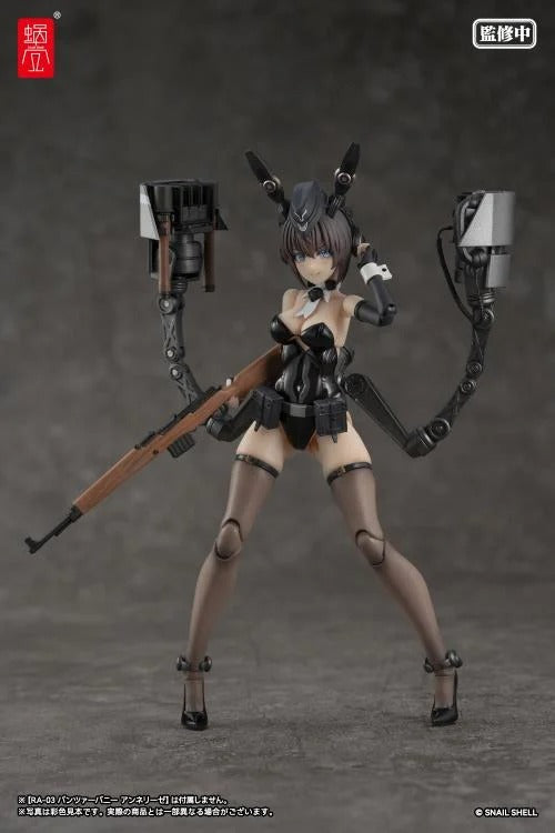 Expand your figure collection with the RA-03 Panzer Bunny Anneliese 1/12 scale accessory set by Snail Shell! This set includes interchangeable weapon accessories and is a great way to customize your figure! Order yours now and upgrade your firepower!