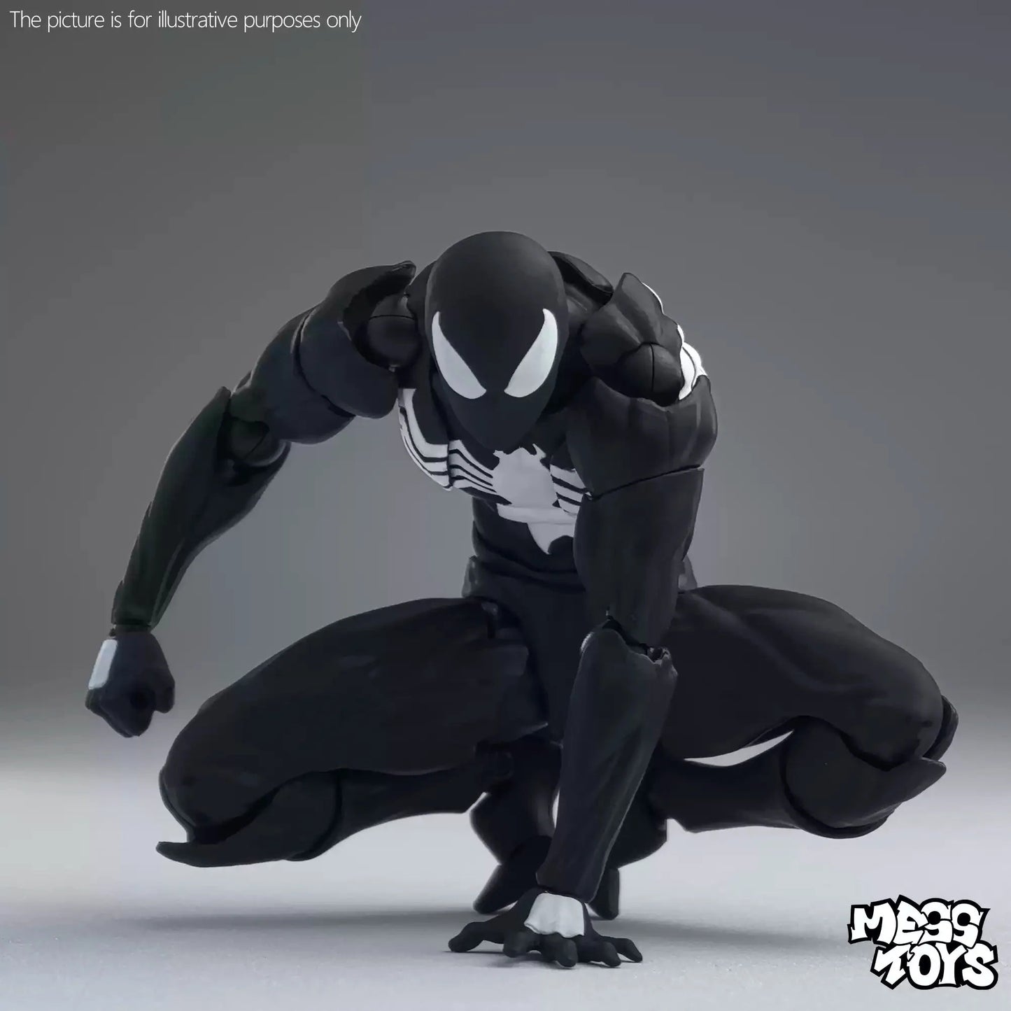 Mess Toys Symbiote Black Suit Neighbour Figure