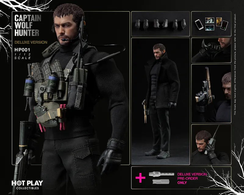 (Pre-order) Hot Play 1/12 Captain Wolf Hunter HP001 (Deluxe Ver.) Action Figure