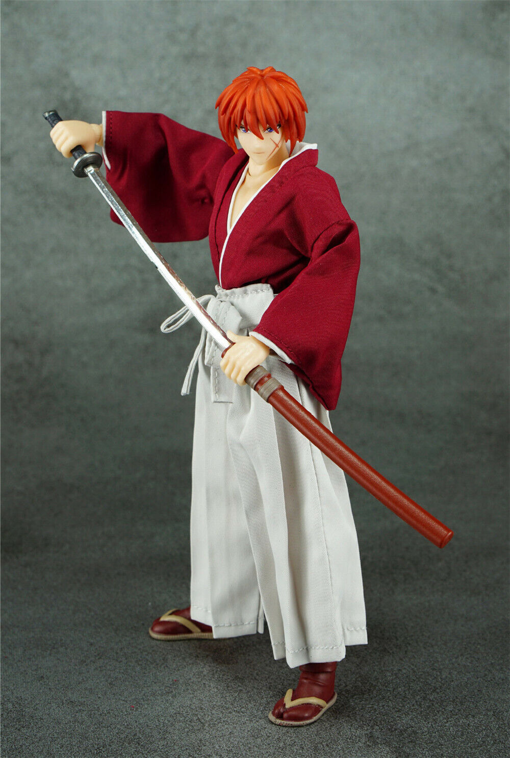 GT Dasin Toys 1/12 Rurouni Kenshin Himura Kenshin Red