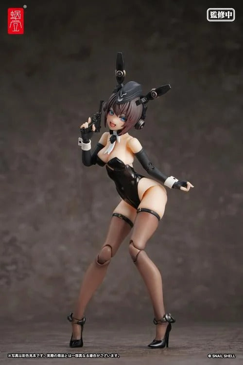 Snail Shell is proud to present a new 1/12 scale figure that will add some firepower to your collection: say hello to RA-03 Panzer Bunny Anneliese! This figure comes with two types of interchangeable face parts (smiling, open mouth), fully movable eyeball gimmick, and the included "Mini Tool NEO for Changing Eyes" allows you to change the gaze.
