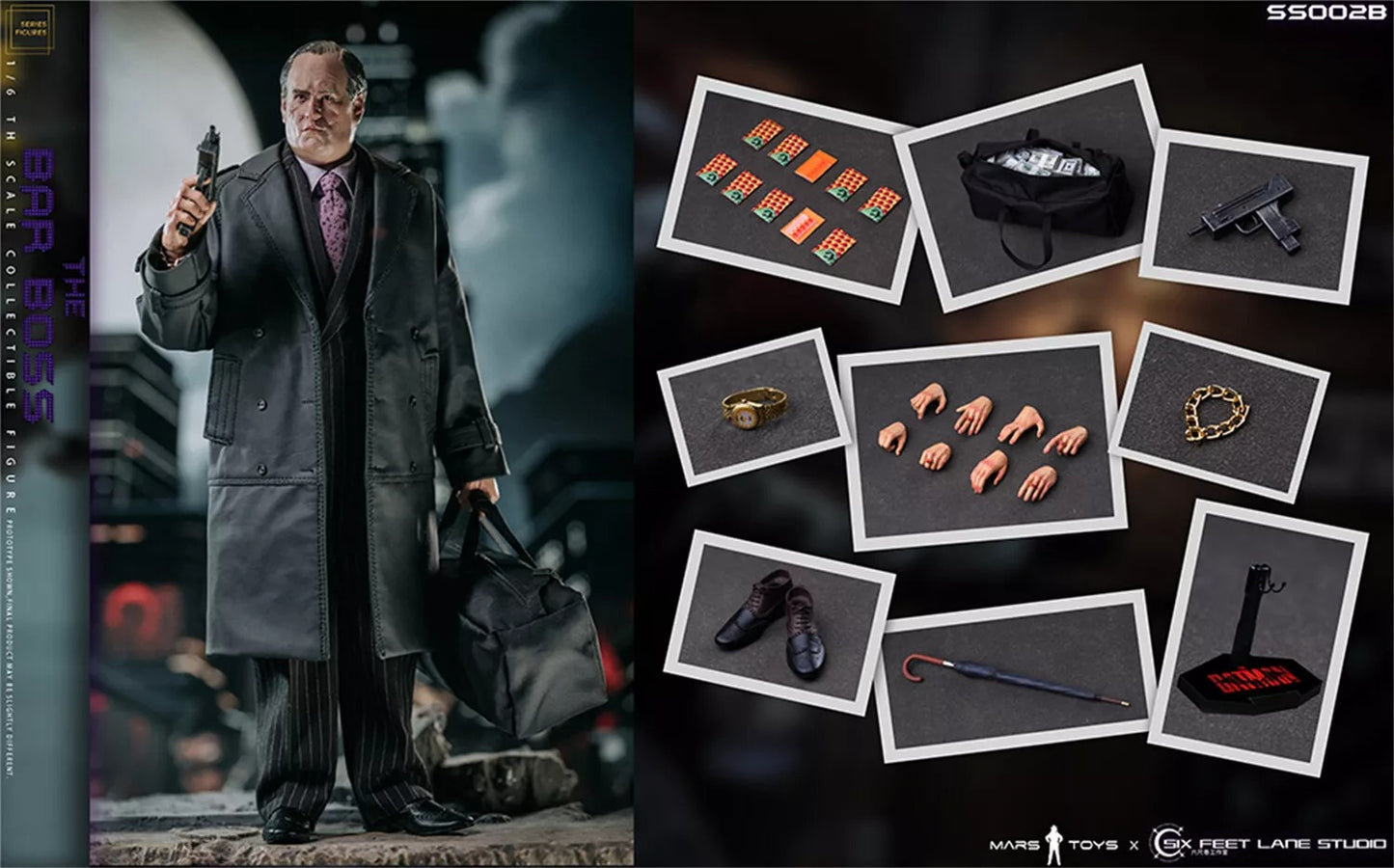 Mars Toys 1/6 SS002B The Bar Boss Figure