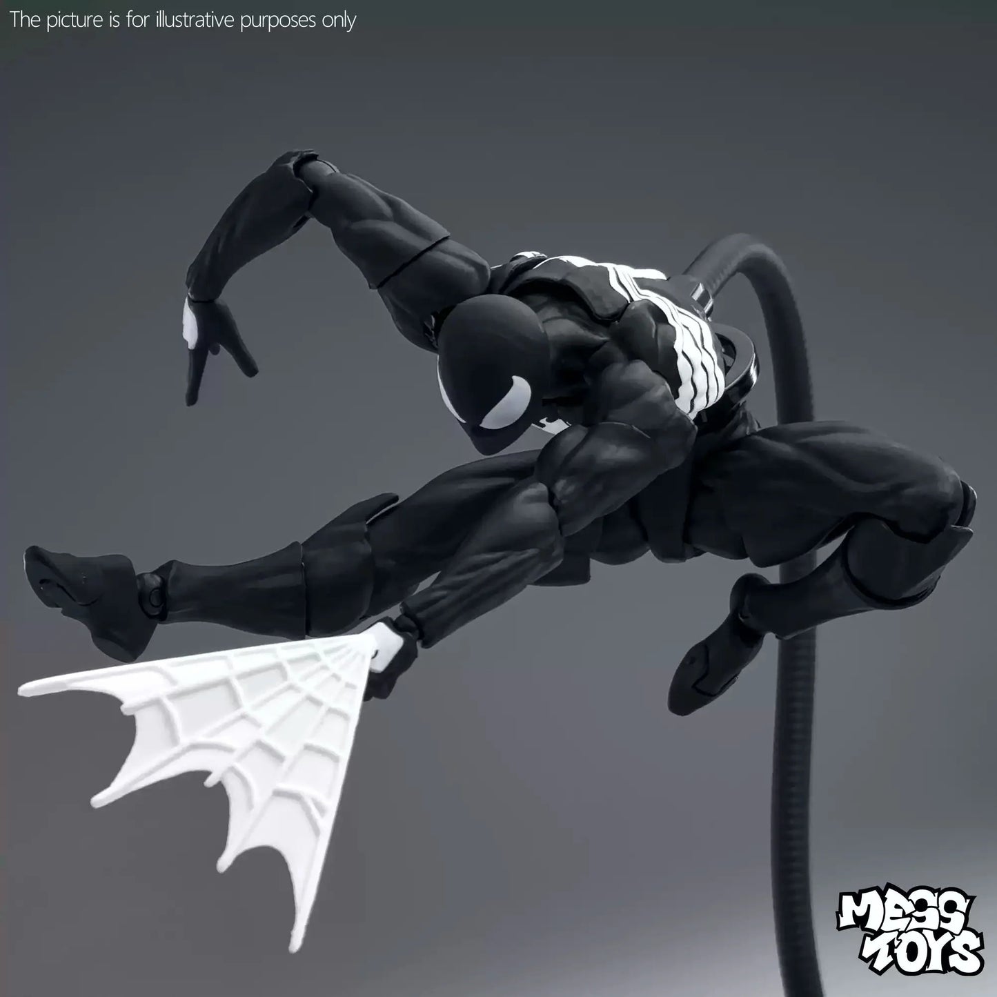 Mess Toys Symbiote Black Suit Neighbour Figure