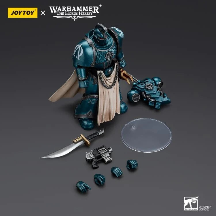 Operating without equal in stealth, infiltration and covert operations, the XXth or Alpha Legion of the Space Marines is the one most shrouded in mystery. One of the first to reveal themselves as Traitor Brothers, this legion tricks and beguiles their foes until the very last moment, when it's too late to walk out of a cunning trap. Striking like the mystic hydra emblazoned as their sigil, they are both everywhere and nowhere at the same time; as one Brother falls, another will take his place to execute the