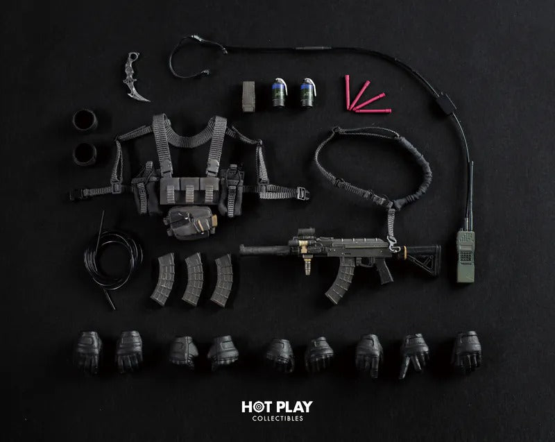 (Pre-order) Hot Play 1/12 Captain Wolf Hunter HP001 (Deluxe Ver.) Action Figure