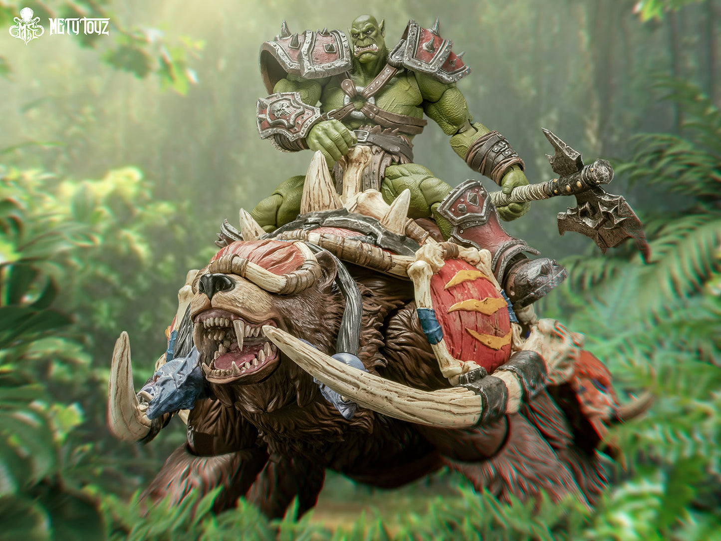 (Pre-order) Mety Toyz 1/12 Warframe Bear Figure (mount LED feature)