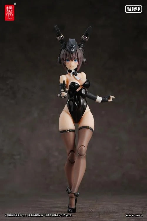 Snail Shell is proud to present a new 1/12 scale figure that will add some firepower to your collection: say hello to RA-03 Panzer Bunny Anneliese! This figure comes with two types of interchangeable face parts (smiling, open mouth), fully movable eyeball gimmick, and the included "Mini Tool NEO for Changing Eyes" allows you to change the gaze.