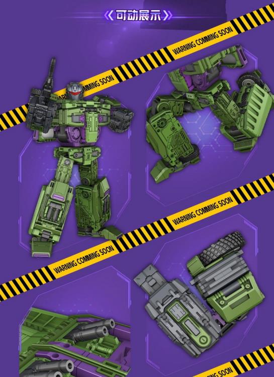 01 Studio's first set of Desolator figures has been released in four different classic forms! You can convert the Desolator Tremor robot into its "tow truck" form without having to disassemble any additional parts.