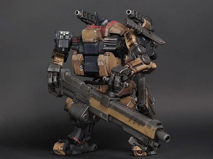 The Omangan military had long planned to elevate the strategic importance of the Estancian desert region. The specially designed desert variant of the Dwarf series Synchro exoArmor, Duergar D2R-w, had long been delivered to the Blacksand Squad. It made its debut in the battle for the lost Great Estancian Library, causing significant trouble for Agurts. The advance squad of the 88th Sand Team of Agurts was first to discover the ruins and quickly established an operational base, gaining the upper hand. Upon l