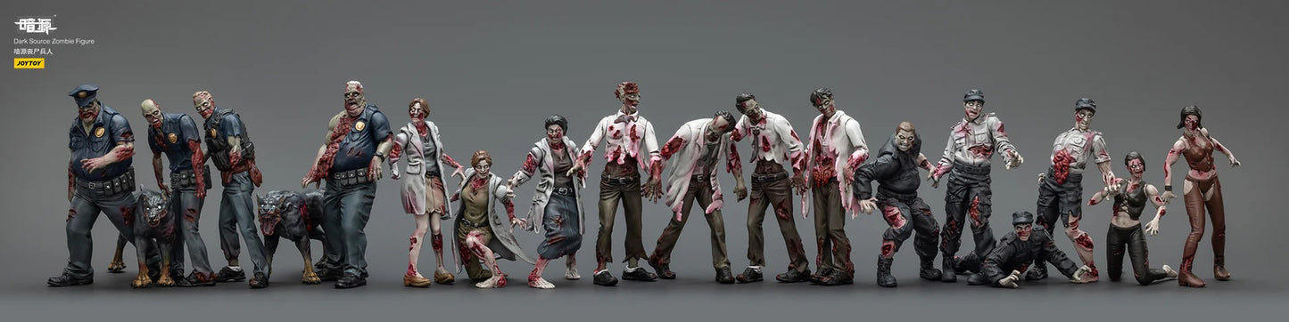 (Pre-order) Joy Toy Dark Source Zombie Collection 1/25 Scale whole set