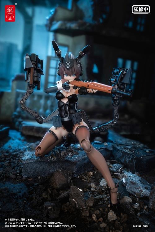 Expand your figure collection with the RA-03 Panzer Bunny Anneliese 1/12 scale accessory set by Snail Shell! This set includes interchangeable weapon accessories and is a great way to customize your figure! Order yours now and upgrade your firepower!