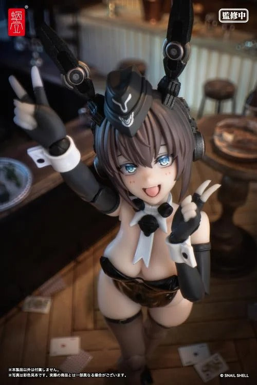 Snail Shell is proud to present a new 1/12 scale figure that will add some firepower to your collection: say hello to RA-03 Panzer Bunny Anneliese! This figure comes with two types of interchangeable face parts (smiling, open mouth), fully movable eyeball gimmick, and the included "Mini Tool NEO for Changing Eyes" allows you to change the gaze.