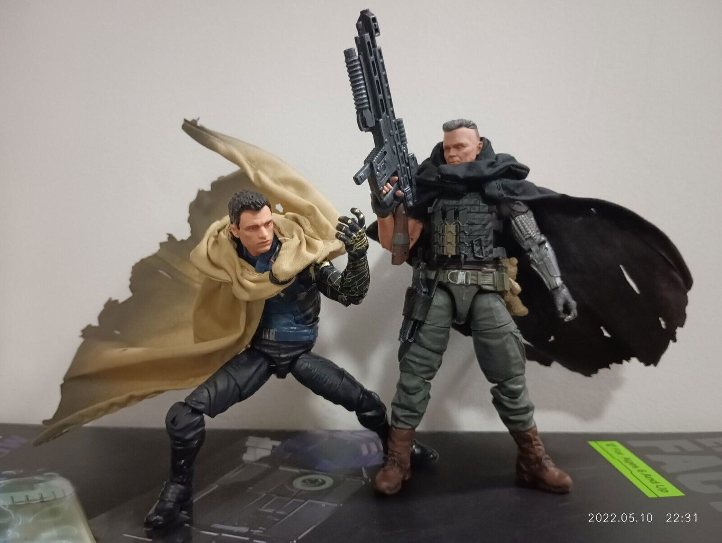 1/12 Figure Clothing Accessories Universal Tactical Black Cloak
