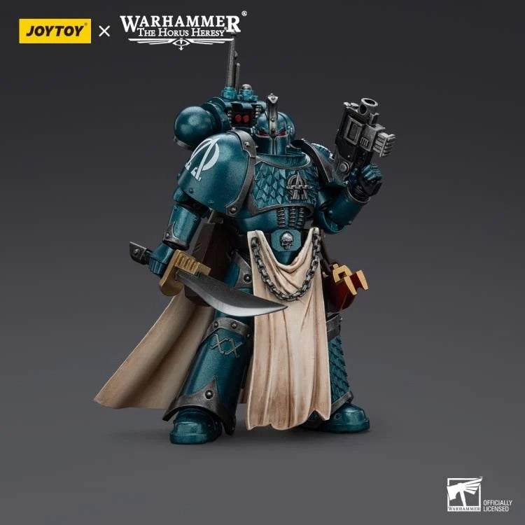 Operating without equal in stealth, infiltration and covert operations, the XXth or Alpha Legion of the Space Marines is the one most shrouded in mystery. One of the first to reveal themselves as Traitor Brothers, this legion tricks and beguiles their foes until the very last moment, when it's too late to walk out of a cunning trap. Striking like the mystic hydra emblazoned as their sigil, they are both everywhere and nowhere at the same time; as one Brother falls, another will take his place to execute the