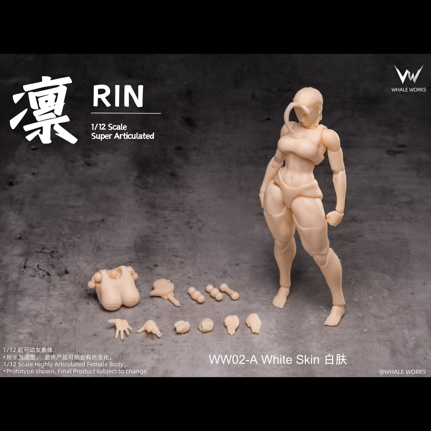 (Pre-order) Whale Works 1/12 Super Articulate figures Rin