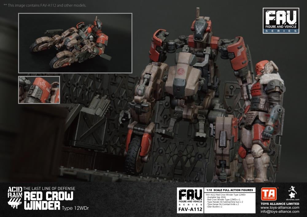 The Red Crow Winder Type 12WDr is a lightweight SA allocated to the Red Crow Squadron, one of the Republic of Yamato’s Special Assault Units. It was created jointly by the Hiroshima Heavy Industry and the Pacific Terminal Ltd. (PTL).