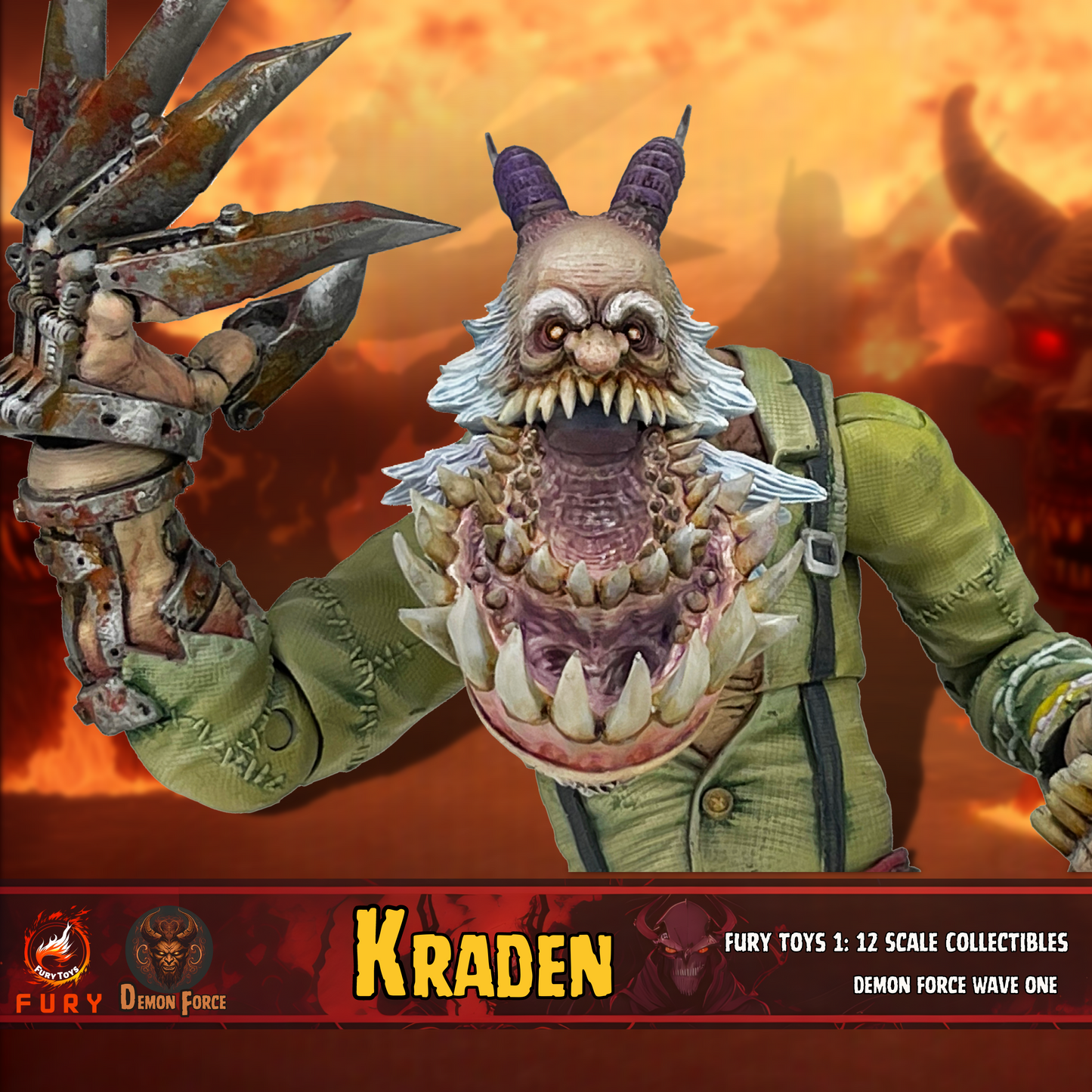 Fury toys Demon Force wave 1 1/12 The brother Kraden and Krynn