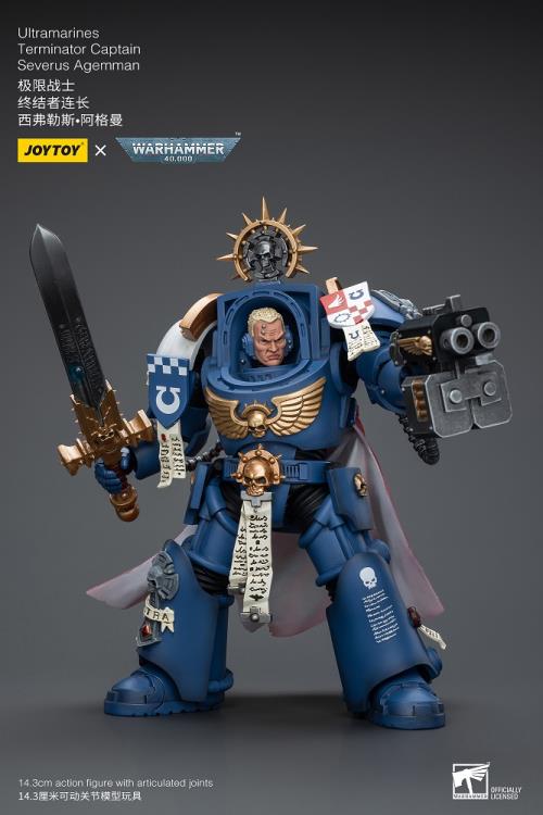 Joy Toy brings the Ultramarines to life with this Warhammer 40K 1/18 scale action figure! Highly disciplined and courageous warriors, the Ultramarines have remained true to the teachings of their Primarch Roboute Guilliman for 10,000 standard years. Keeping watch over the Imperium, they personify the very spirit of the Adeptus Astartes.