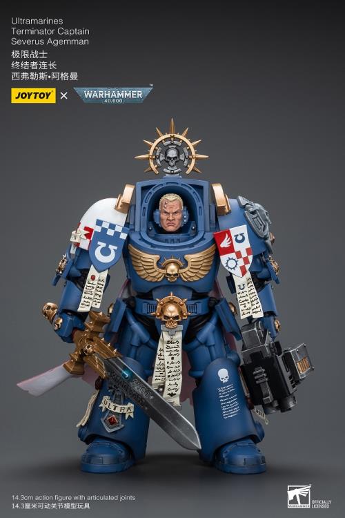 Joy Toy brings the Ultramarines to life with this Warhammer 40K 1/18 scale action figure! Highly disciplined and courageous warriors, the Ultramarines have remained true to the teachings of their Primarch Roboute Guilliman for 10,000 standard years. Keeping watch over the Imperium, they personify the very spirit of the Adeptus Astartes.