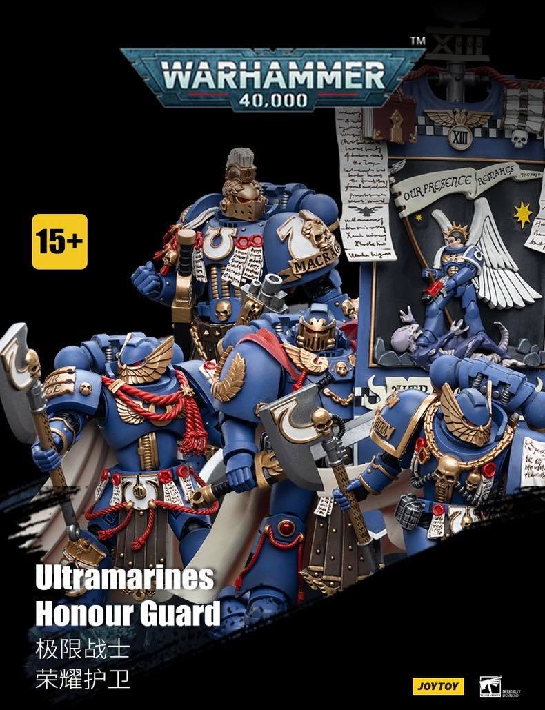Joy Toy brings the Ultramarines to life with this Warhammer 40K 1/18 scale figure! Highly disciplined and courageous warriors, the Ultramarines have remained true to the teachings of their Primarch Roboute Guilliman for 10,000 standard years. Keeping watch over the Imperium, they personify the very spirit of the Adeptus Astartes.