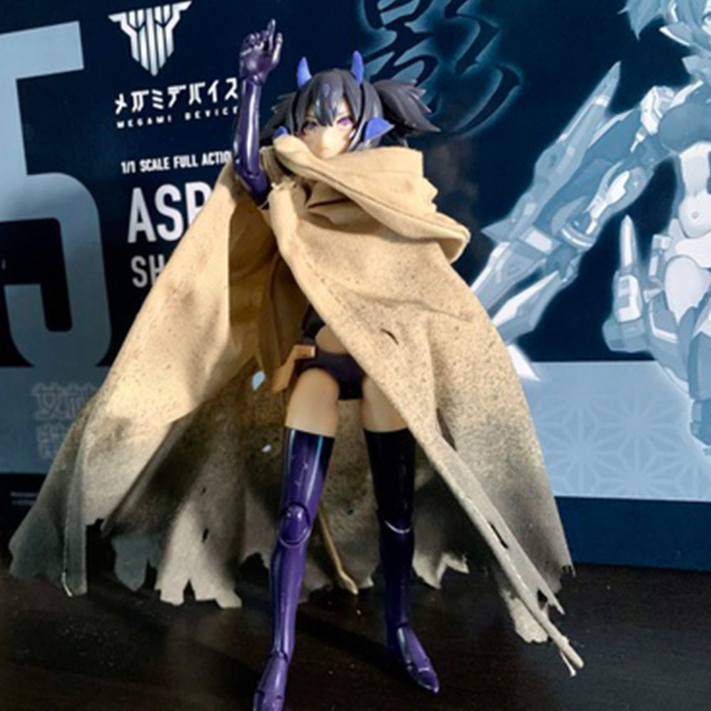 1/12 Figure Clothing Accessories Universal Tactical Brown Cloak