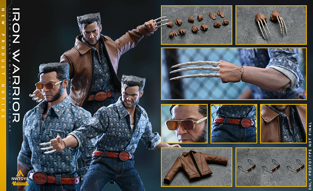 Nwtoys Iron Warrior 1/12 Action Figure (1973 VERSION)