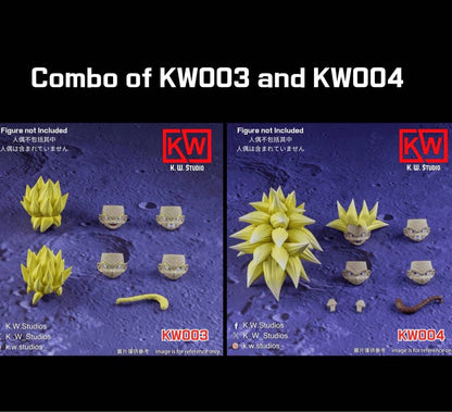(Pre-order) KW Studio DB GT SHF Head Accessories Kits KW003 + KW004