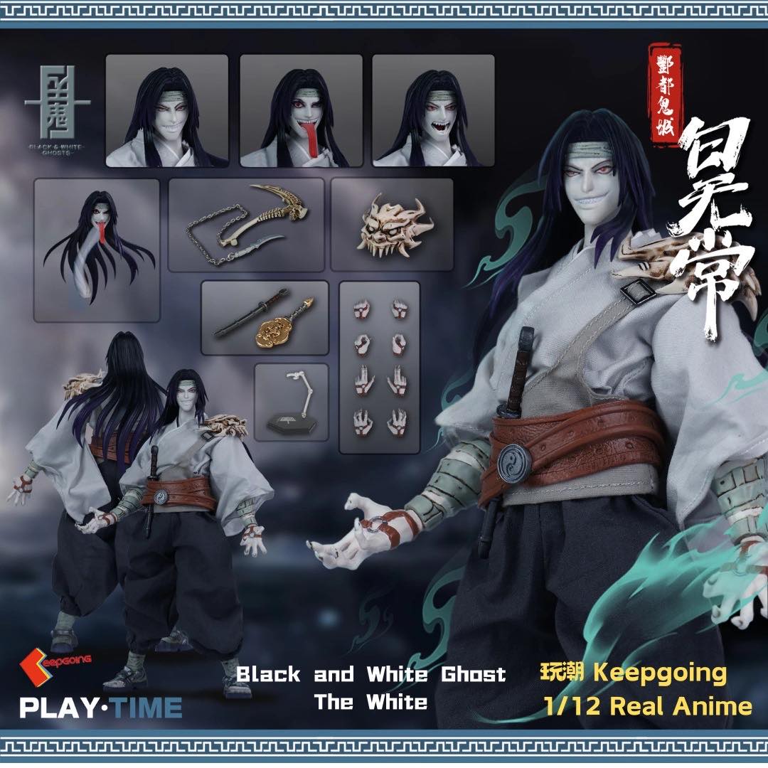 (Pre-order) Keepgoing studio 1/12 The Ghosts White action figure