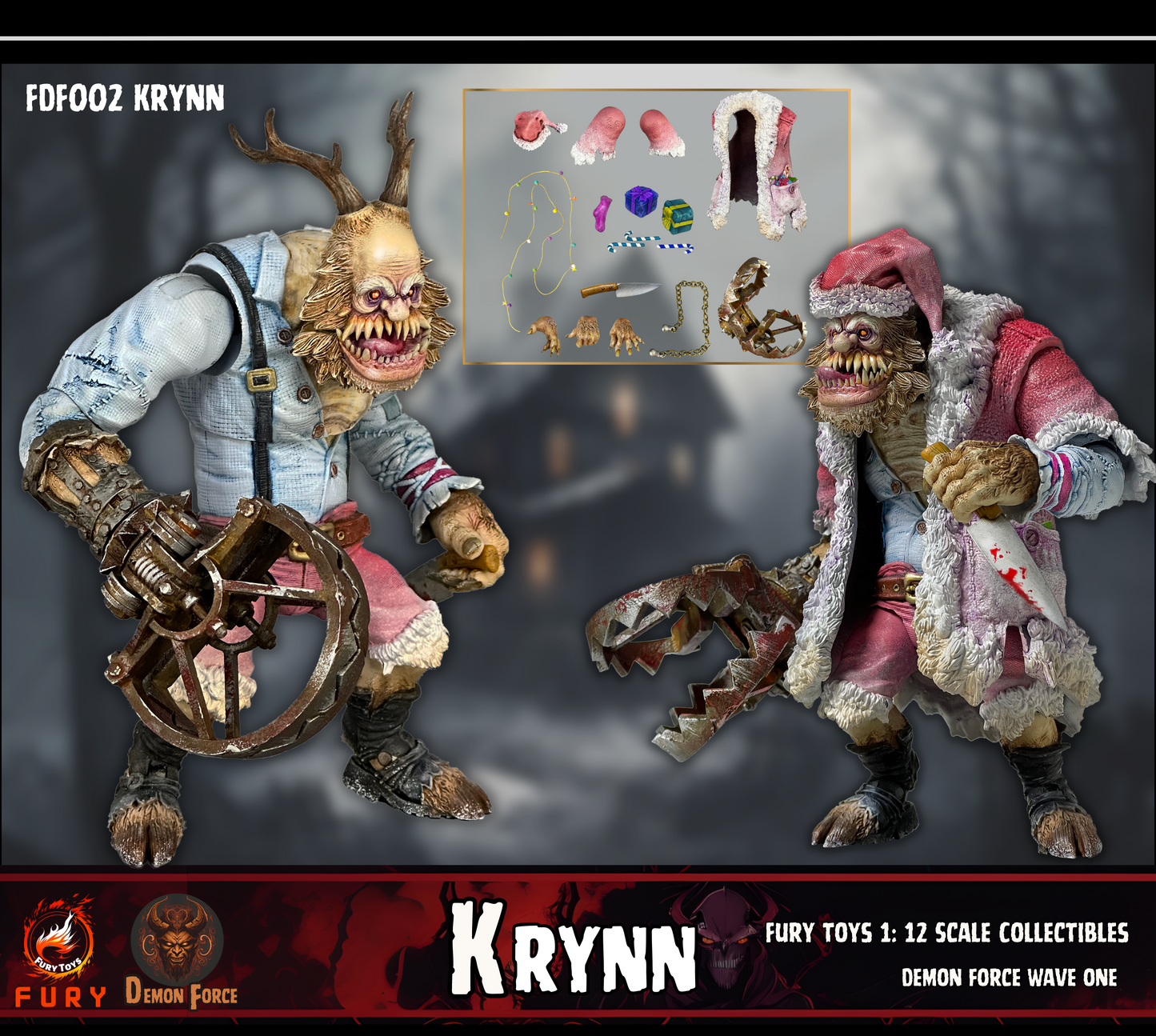 Fury toys Demon Force wave 1 1/12 The brother Kraden and Krynn