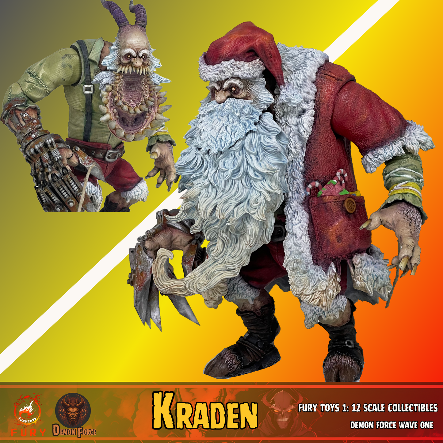 Fury toys Demon Force wave 1 1/12 The brother Kraden and Krynn