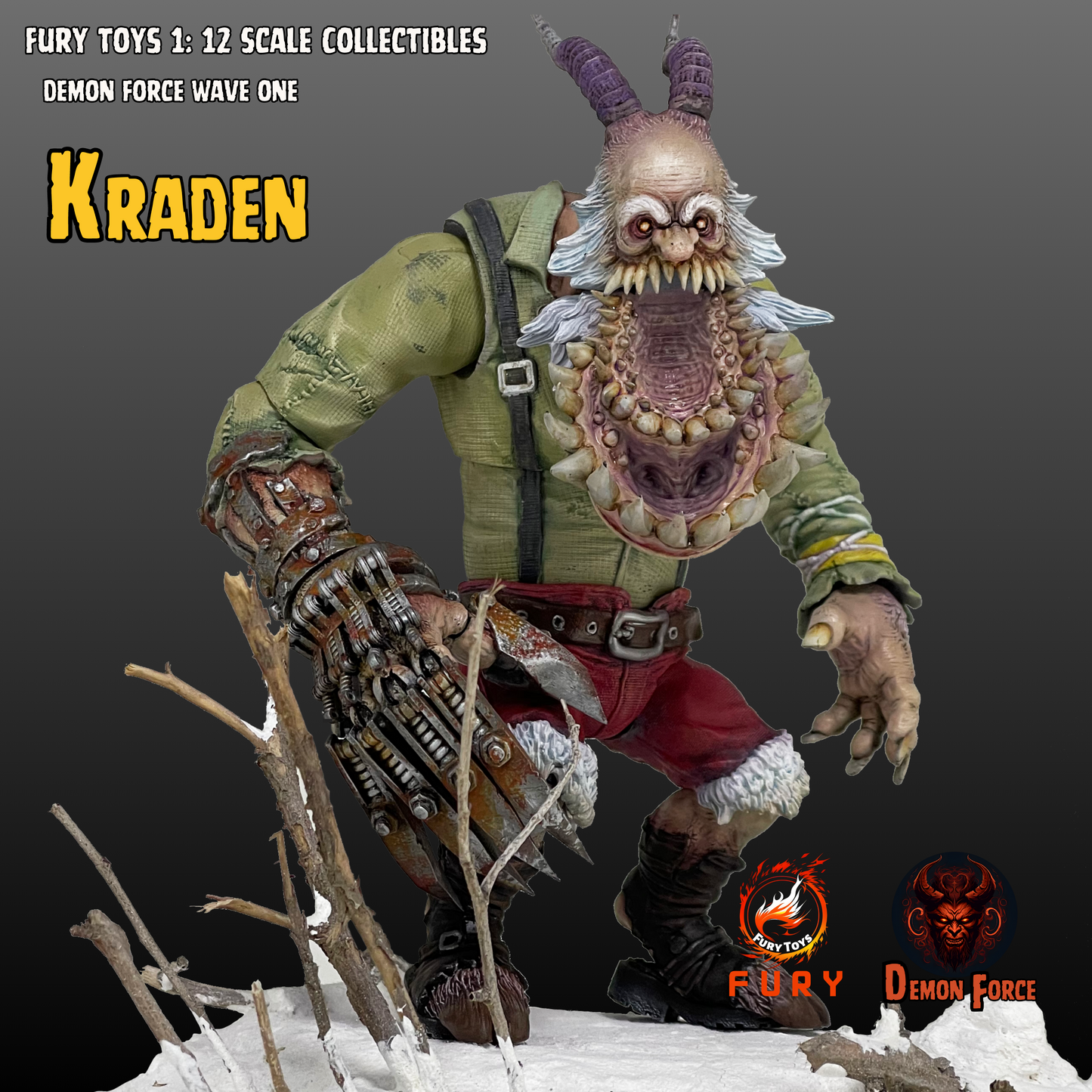 Fury toys Demon Force wave 1 1/12 The brother Kraden and Krynn