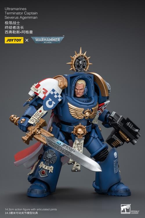 Joy Toy brings the Ultramarines to life with this Warhammer 40K 1/18 scale action figure! Highly disciplined and courageous warriors, the Ultramarines have remained true to the teachings of their Primarch Roboute Guilliman for 10,000 standard years. Keeping watch over the Imperium, they personify the very spirit of the Adeptus Astartes.