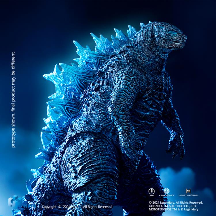 Introducing an electrifying addition to the Hiya Toys EXQUISITE BASIC Series: the energized Godzilla from Godzilla x Kong: The New Empire! Delve deeper into the origins of these titans with this meticulously crafted 7-inch tall figure, based on the original CG data from the movie. Every detail of Godzilla's imposing form has been faithfully recreated, with multiple layers of paint capturing the intricacies of his body.