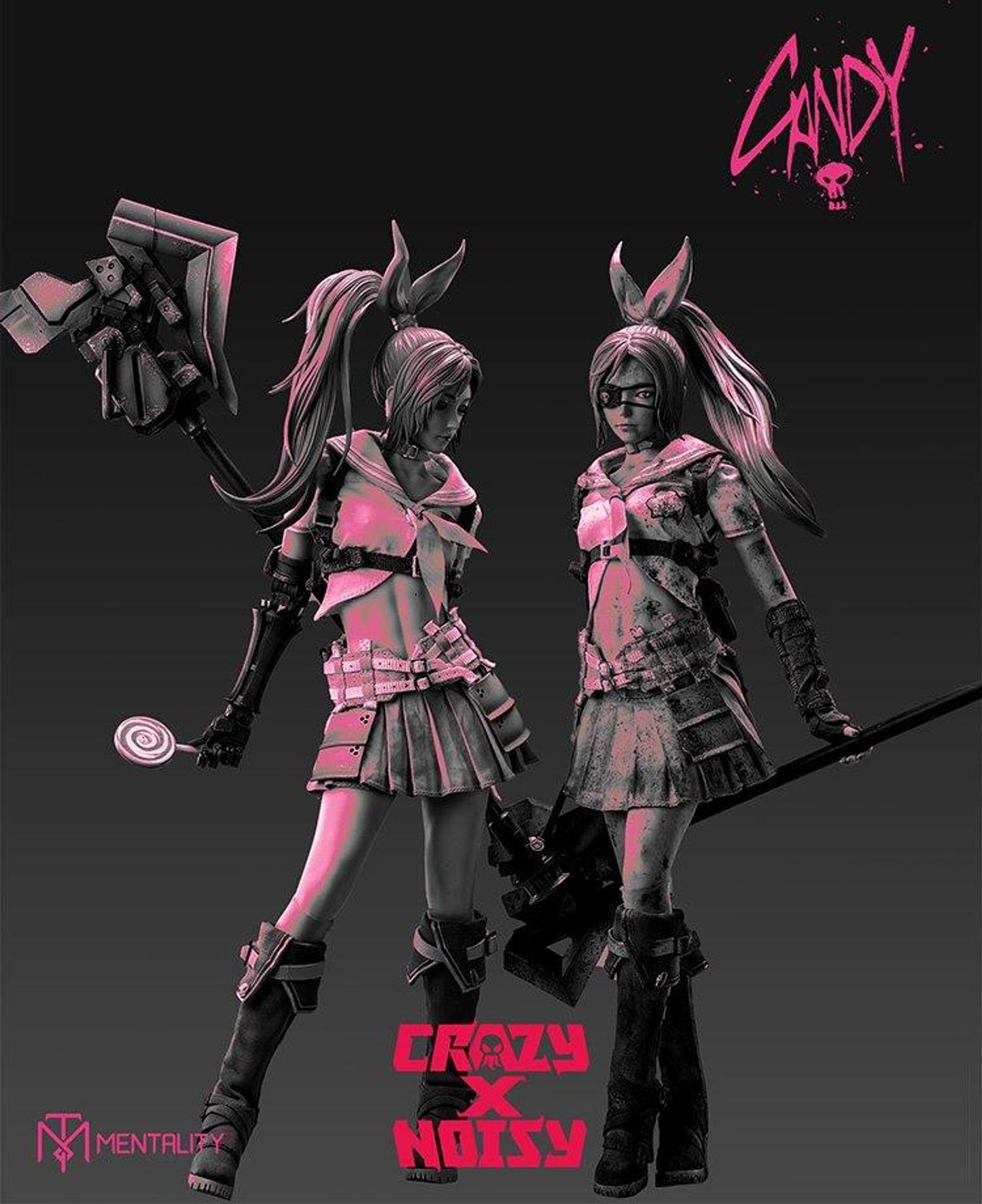 I8TOYS 1/6 Mentality Agency Candy Battle Damaged Figure