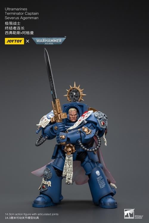 Joy Toy brings the Ultramarines to life with this Warhammer 40K 1/18 scale action figure! Highly disciplined and courageous warriors, the Ultramarines have remained true to the teachings of their Primarch Roboute Guilliman for 10,000 standard years. Keeping watch over the Imperium, they personify the very spirit of the Adeptus Astartes.