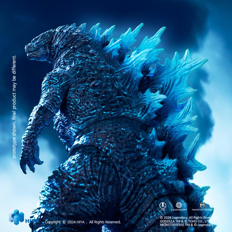 Introducing an electrifying addition to the Hiya Toys EXQUISITE BASIC Series: the energized Godzilla from Godzilla x Kong: The New Empire! Delve deeper into the origins of these titans with this meticulously crafted 7-inch tall figure, based on the original CG data from the movie. Every detail of Godzilla's imposing form has been faithfully recreated, with multiple layers of paint capturing the intricacies of his body.