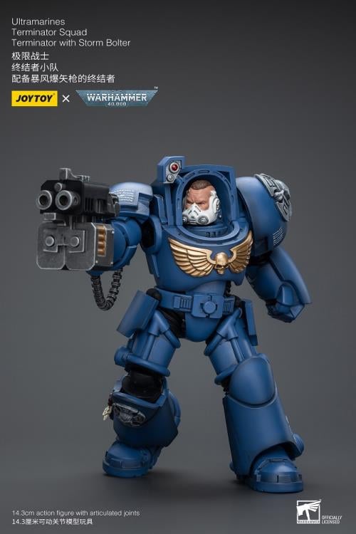 Joy Toy brings the Ultramarines to life with this Warhammer 40K 1/18 scale action figure! Highly disciplined and courageous warriors, the Ultramarines have remained true to the teachings of their Primarch Roboute Guilliman for 10,000 standard years. Keeping watch over the Imperium, they personify the very spirit of the Adeptus Astartes.