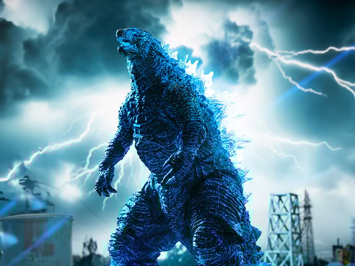 Introducing an electrifying addition to the Hiya Toys EXQUISITE BASIC Series: the energized Godzilla from Godzilla x Kong: The New Empire! Delve deeper into the origins of these titans with this meticulously crafted 7-inch tall figure, based on the original CG data from the movie. Every detail of Godzilla's imposing form has been faithfully recreated, with multiple layers of paint capturing the intricacies of his body.